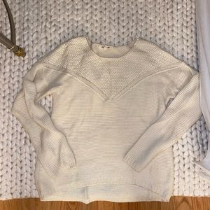 Cream knitted sweater